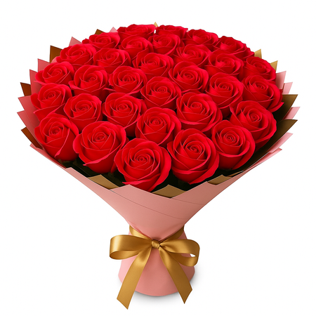 Wielki Bukiet ze świec mydlanych 40 róż