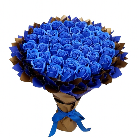 Wielki Bukiet ze świec mydlanych 40 róż