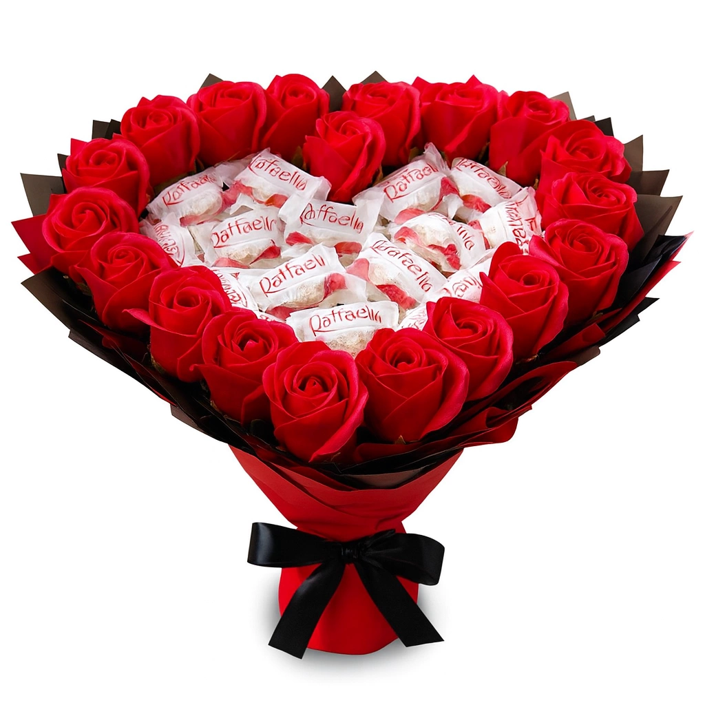 Bukiet jadalny serce Ferrero prezent na każdą okazję pol_pl_Bukiet-jadalny-serce-Ferrero-prezent-na-kazda-okazje-100_1