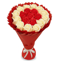 Wielki Bukiet ze świec mydlanych 18 róż