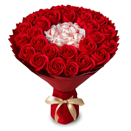 Bukiet jadalny Rafaello idealny prezent na urodziny, imieniny